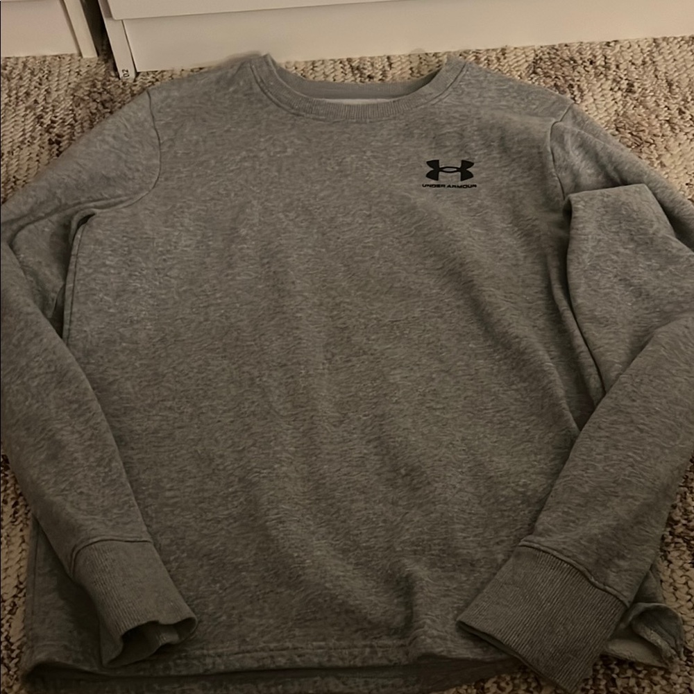 Under Armour Heather Gray Crewneck
